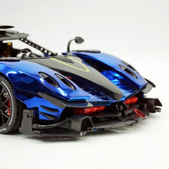 1:8 Pagani Zonda R | Mirror Sapphire Blue Paint Italian Hypercar (3300+ PCS)