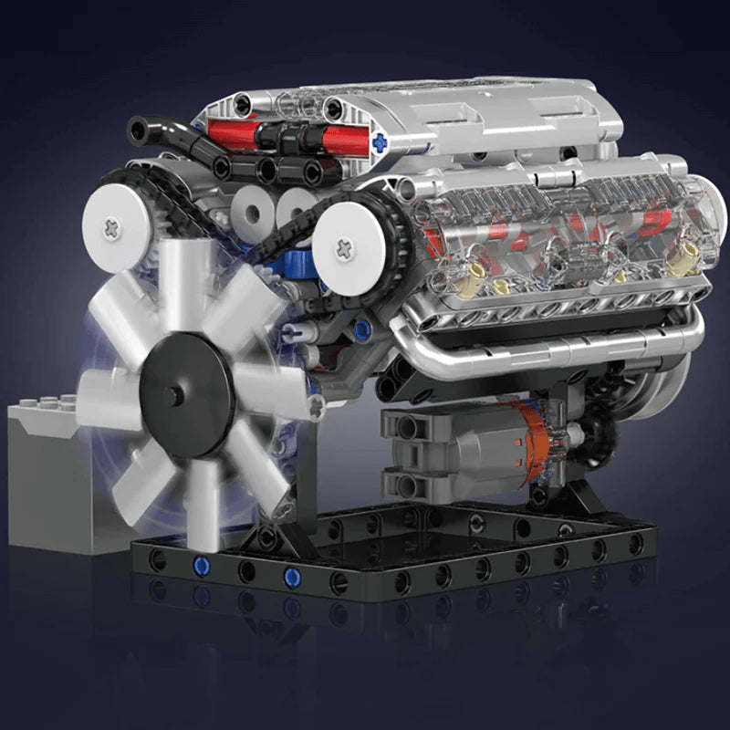 MOTORISED V8 ENGINE (534 PCS)