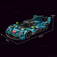 1:8 Aston Martin Valkyrie LM | Remote Controlled 24h British Hypercar | Green Custom Edition(3069pcs)
