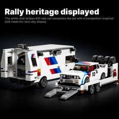 Set de transporte del equipo de Rally | Operación completa del día de la carrera (1536 piezas)