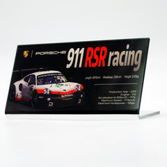 Suitable for Posche McLaren Supercar Series Display Acrylic Nameplate