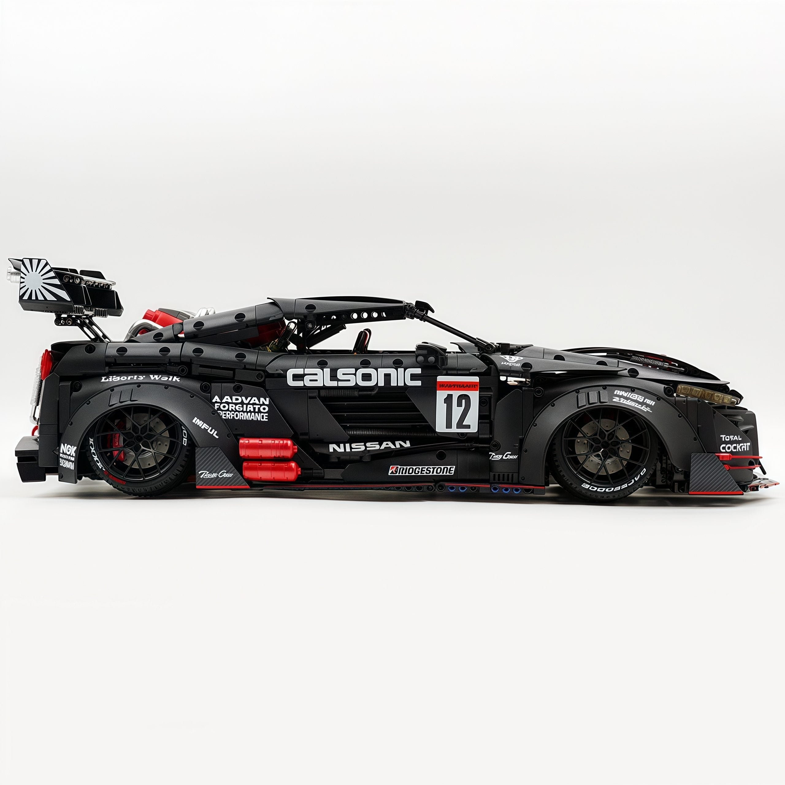 1:8 Nissan GT-R R35 Widebody Black Warrior Custom Edition |&nbsp; Black Beast | 3939+ PCS