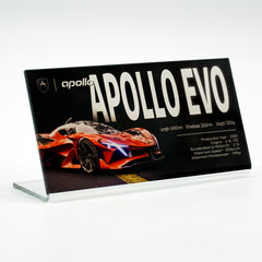 Suitable for BMW Apollo YangWang U9 Supercar Series Display Acrylic Nameplate