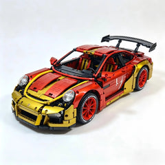 Enlace de versión personalizada - Juego de Porsche GT3 con la librea "Iron Man" personalizada a escala 1:8