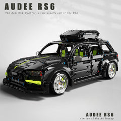 AUDI RS6 Black Warrior Set, High Detail Restoration (2896 Pcs) - BAV BRICK