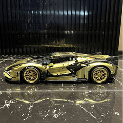 1: 8 Gold Lamborghini Sian Collector's Edition (3955 Pcs) - BAV BRICK