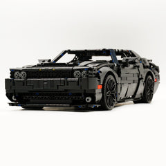 1: 8 Dodge Challenger, Black Samurai Customized Version (3300+Pcs)