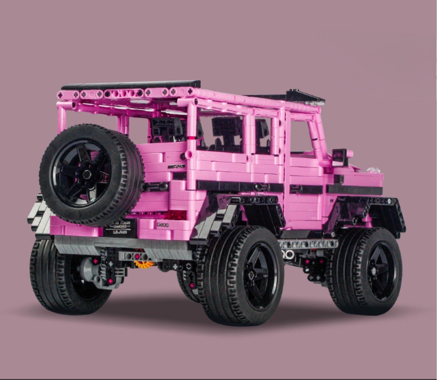 1:8 Pink Mercedes-Benz G800 4×4 Squared Brabus  (2687+PCS)