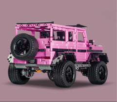 1:8 Pink Mercedes-Benz G800 4×4 Squared Brabus  (2687+PCS)
