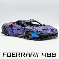 1:8 The Ultimate Ferrari 488 Supercar, GTR-style widebody kit and large rear wing (3237 PCS)