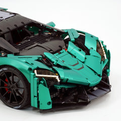 1:8 The Ultimate Ajlani Drakuma | Customized Barrel-Plated Emerald V8 Concept Hypercar (3920+ PCS)