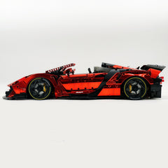 1: 8 Lamborghini One Off: Auténtica, Motorized Convertible Switch Mode | Custom Ruby-plated Edition(3392 Pcs)