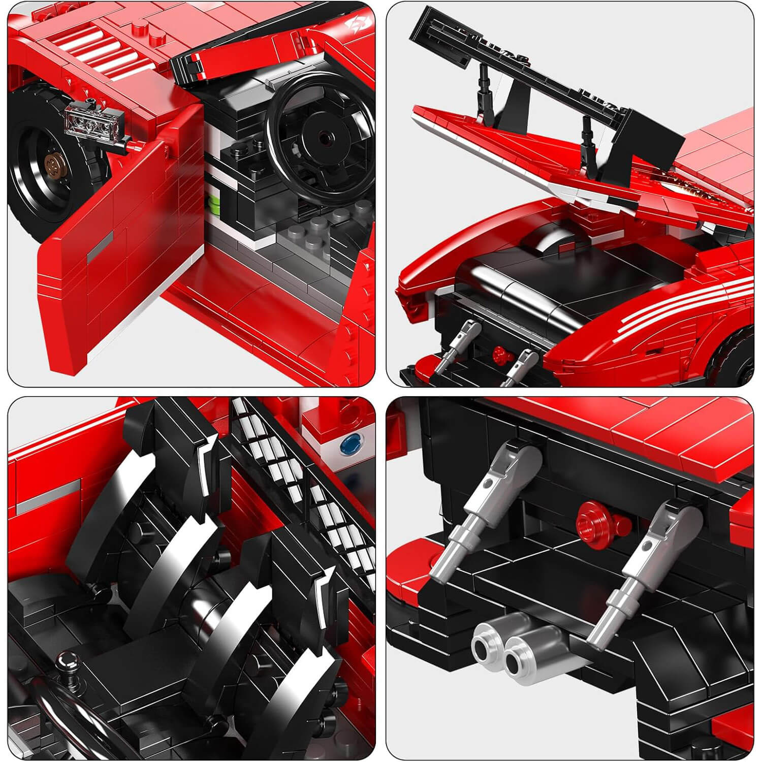 The Legendary German Porsche 935 Endurance Racecar (1717 Pcs)