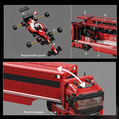 Ferrari F1 Race Car and Transporter Set | 2135 PCS