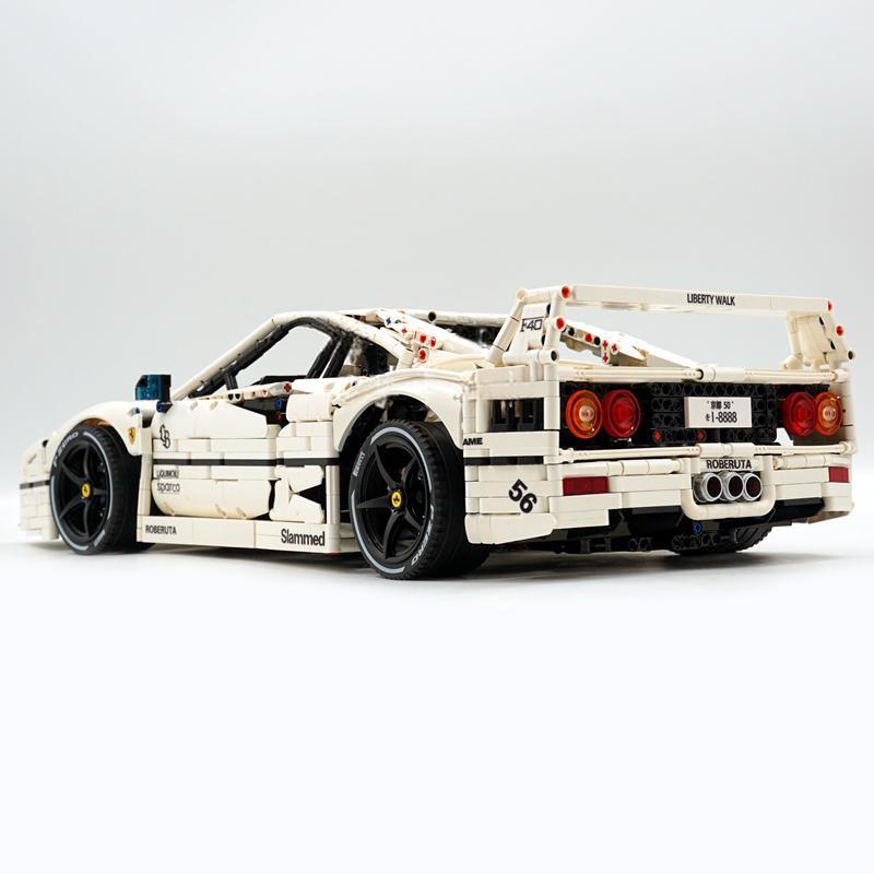 1:8 The Ultimate Ferrari F40 Supercar, RWB White Custom Edition (4026 PCS)