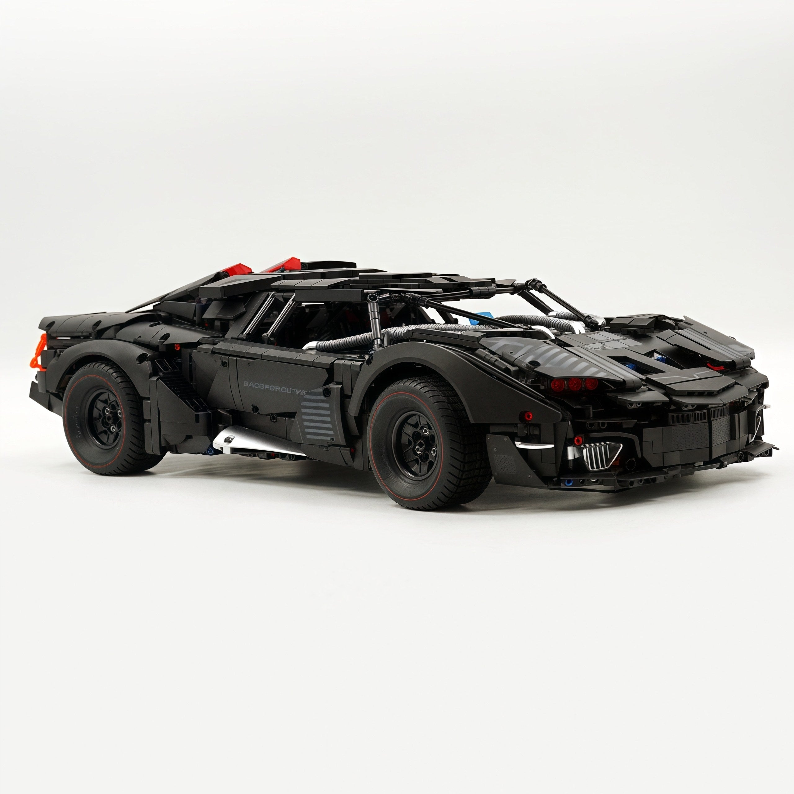 1: 8 Dark Armor Car Building Sets with Remote Control, Electric Lift Missile System, Electric Door (3927Pcs)