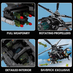 Z-10 Attack Helicopter Set (732 PCS)