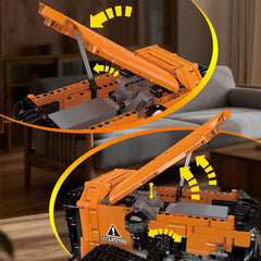 Remote Controlled Reclaiming Crawler| 1:16 Scale | 1649 PCS|Heavy-Duty Industrial Machine