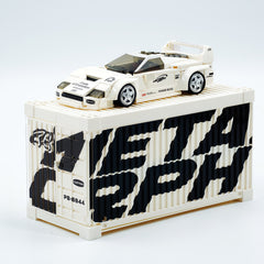 Ferrari F40 LBWK | White Edition | Container Display Case (394 PCS)