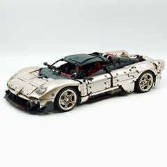 El superdeportivo Pagani Utopia definitivo a escala 1:8 | Edición limitada V12 italiano exótico dorado champán (3314 piezas)
