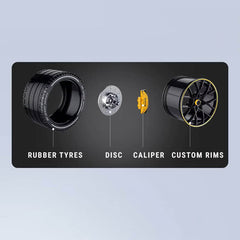 1:8 Apollo IE Hypercar — Midnight Edition | Starry Blue Exterior (3656pcs)