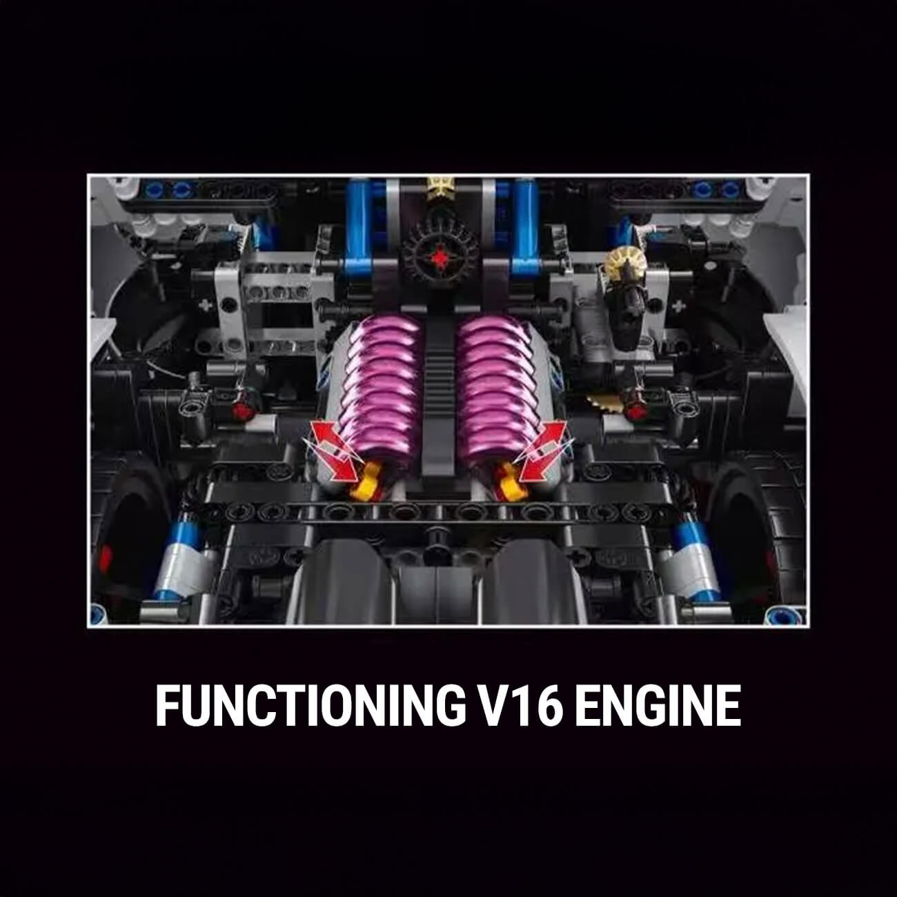 1:8 Devel sixteen V16 | Officially licensed (4016PCS) - BAV BRICK