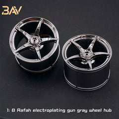 1:8 Custom Wheels, Suitable for All 1:8 Supercars (4-pack)