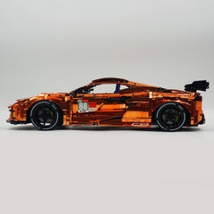 1: 8 Corvette C8 Supercar Building Sets, Mirror electroplating Customized Edition (3788 Pcs)
