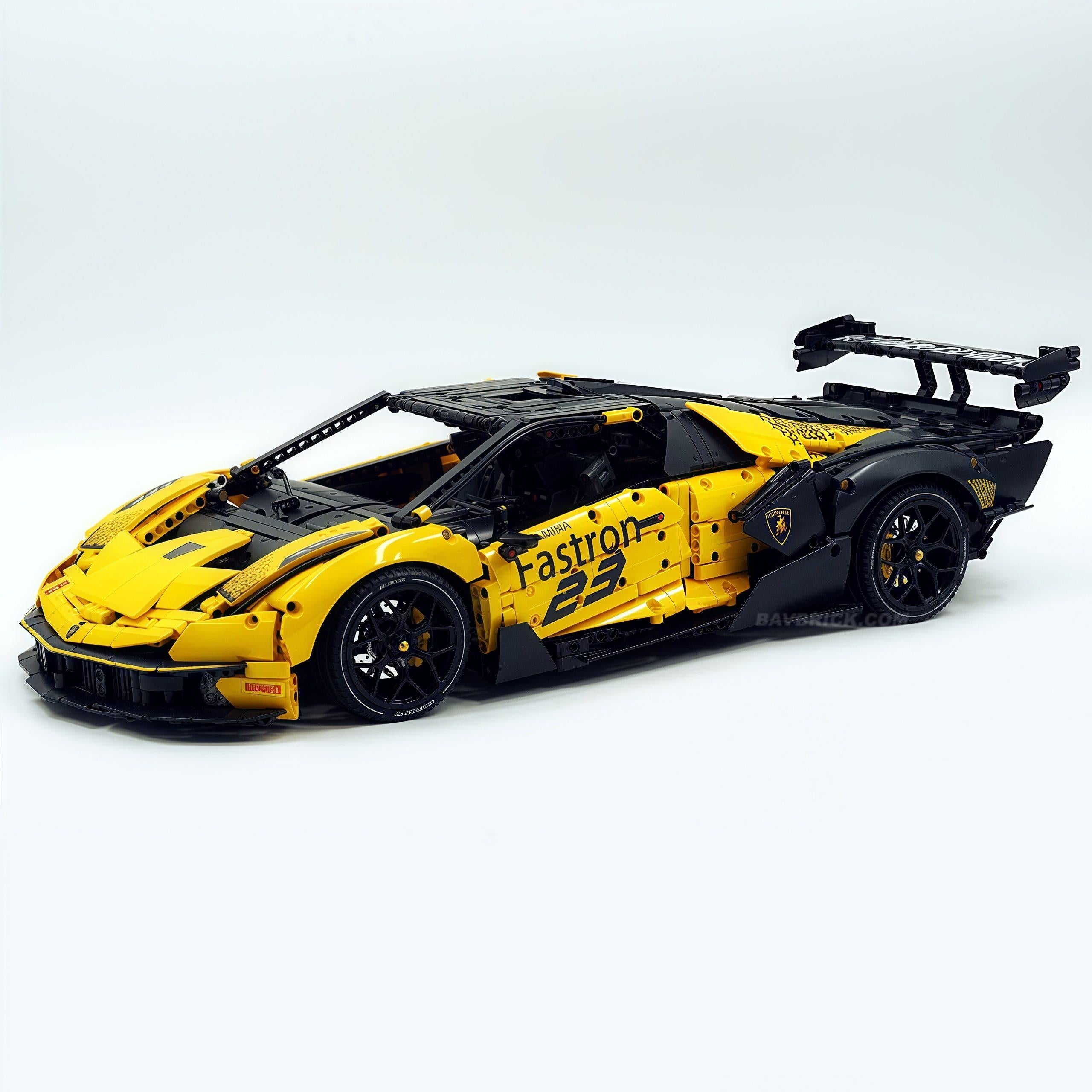 1: 8 The Ultimate Lamborghini Essenza SCV12, Vibrant Yellow Limited Edition (4100+PCS)
