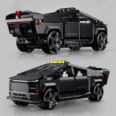 Remote Controlled Futuristic Cyber Utility Truck with Omniwheel Drift(1578pcs)