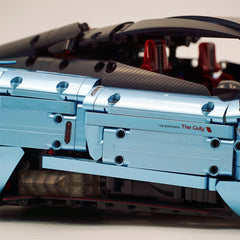 1:8 The Ultimate Pagani Utopia Supercar | Customized Electroplating Tiffany Blue V12 Italian Exotic (3314pcs)