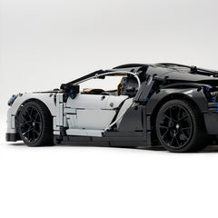 1: 8 Bugatti Chiron, Custom Modified Gray+Black Edition (4031PCS)