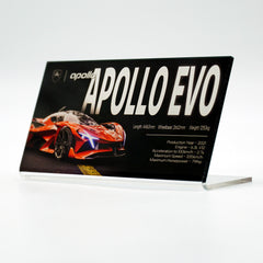 Suitable for BMW Apollo YangWang U9 Supercar Series Display Acrylic Nameplate