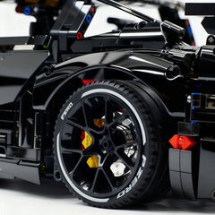 1: 8 Ford Shelby GT500, Matte Black Customized Version (3400PCS)