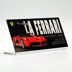 Suitable for Ferrari Supercar Series Display Acrylic Nameplate