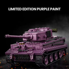 Purple Edition Tiger Heavy Tank| 1:28 Scale | 1678 PCS|WWII Legend Reimagined