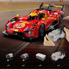 1: 10 Le Mans Flame Supercar, Racing Aerodynamic Lines (1518 Pcs)