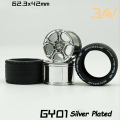 1:8 Supercar Custom Wheels (4-pack)