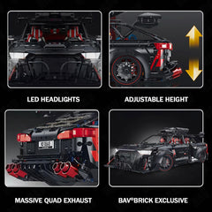 1:8 Audi RS6 Quattro Widebody Wagon | Matte Black Power | 4189+ PCS