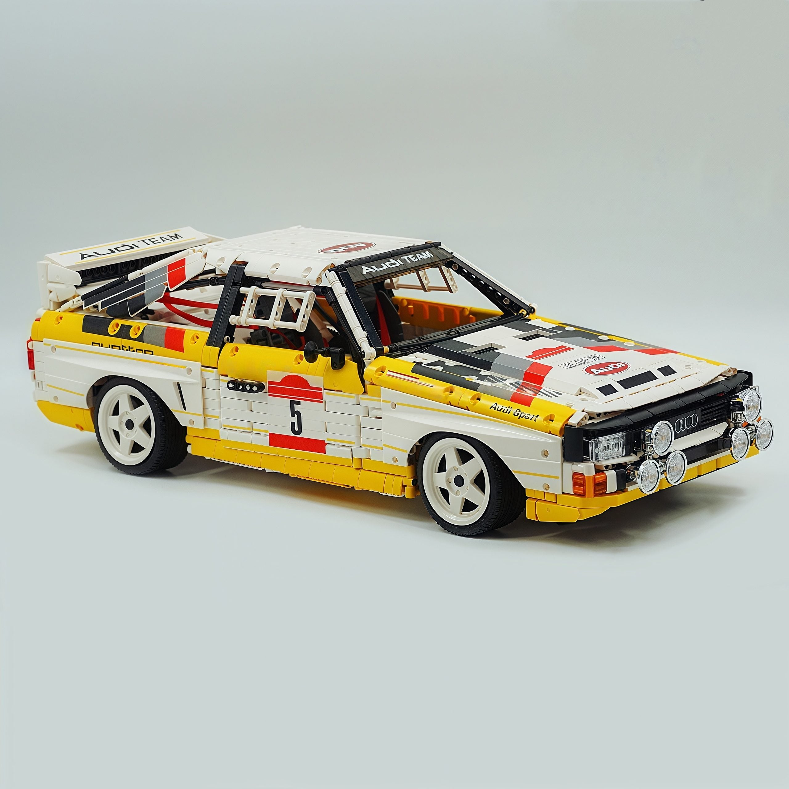 1: 8 Audi Rally Quattro S1 Group B 1984, Genuine Authorization (3887+Pcs)