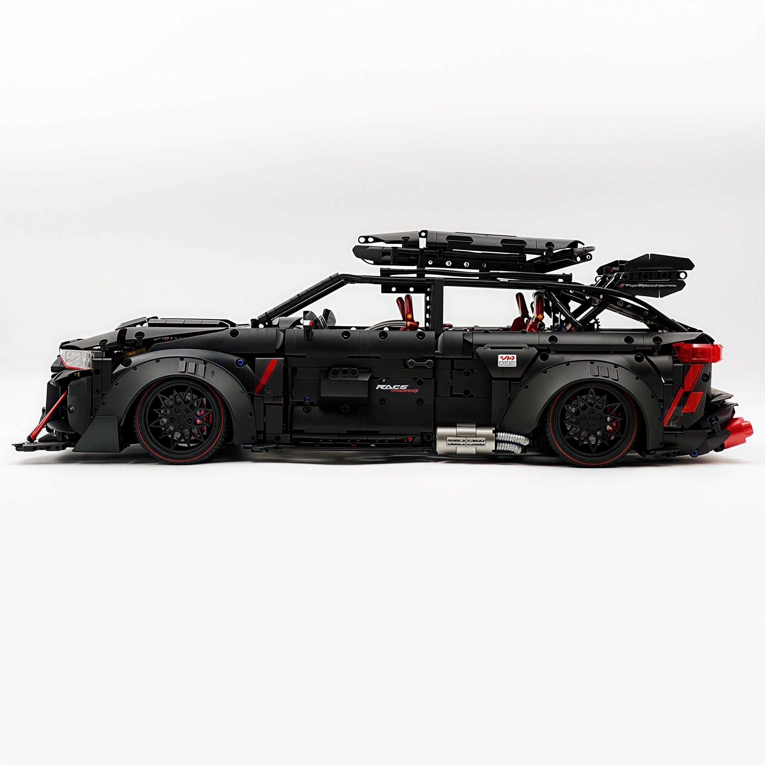 1:8 Audi RS6 Quattro Widebody Wagon | Matte Black Power | 4189+ PCS