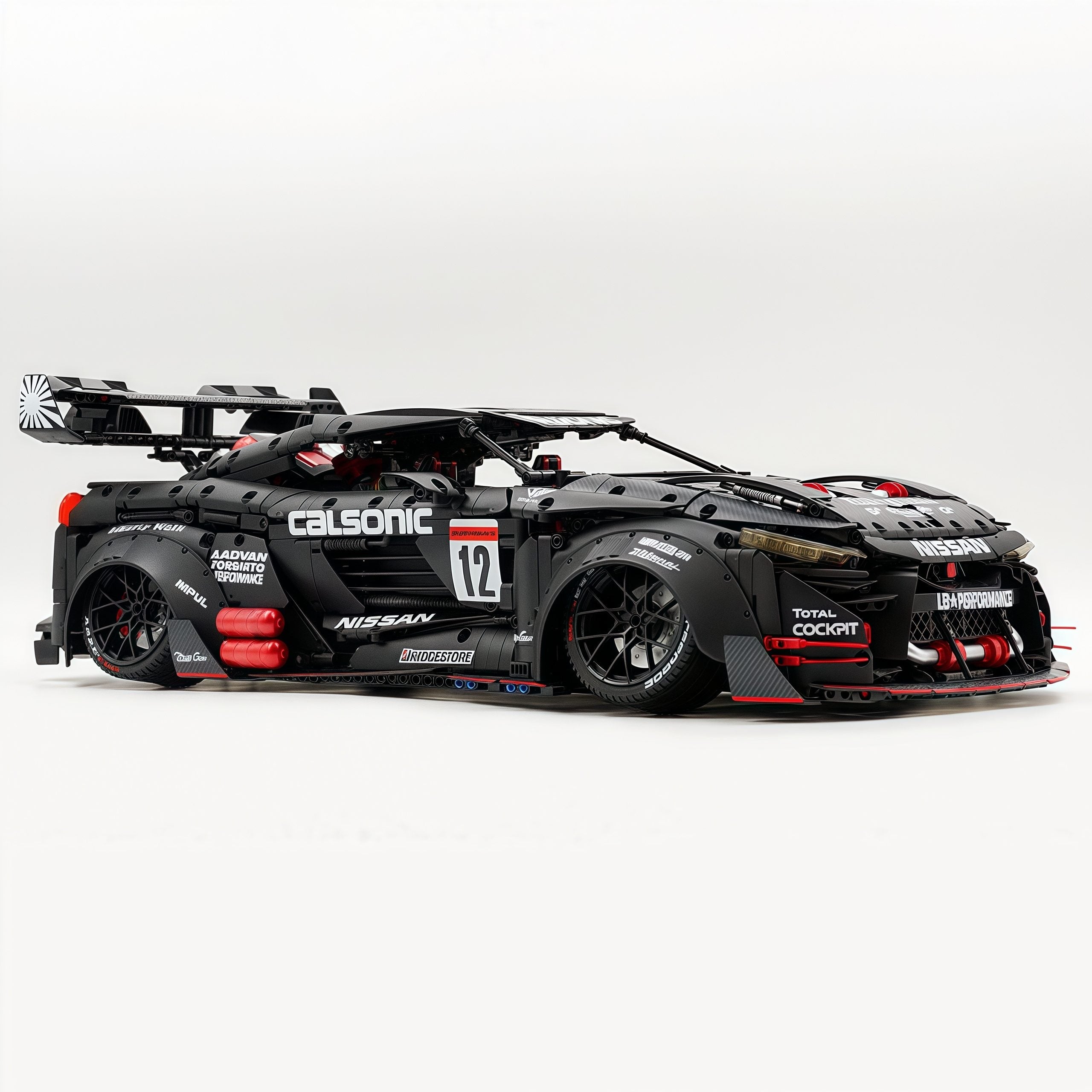 1:8 Nissan GT-R R35 Widebody Black Warrior Custom Edition |&nbsp; Black Beast | 3939+ PCS