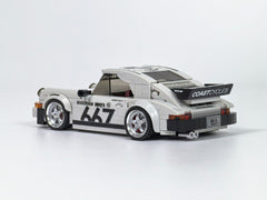 1: 24 CUSTOM GERMAN PORSCHE 930 with Container Display Case (318 PCS) - BAV BRICK