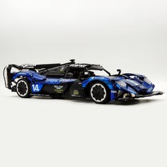 1: 8 Aston Martin Valkyrie Hypercar, Electroplated Dark Blue Customized Version(3869 Pcs)