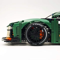 1: 8 Le Mans 9×8 RaceCar Juegos de construcción con control remoto, alerón trasero elevador eléctrico, faros fluorescentes (3746 piezas)
