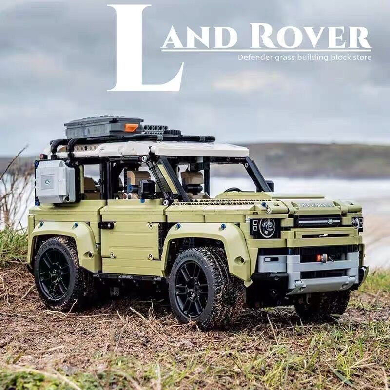 land rover gear shop Land Rover Defender, Removable Roof Rack, Rotating Gear to Recover the Tow Rope, Travel Compartment, Foldable Rear Seats, Four-Speed Gearbox, Six-Cylinder Engine (2623 Pcs)