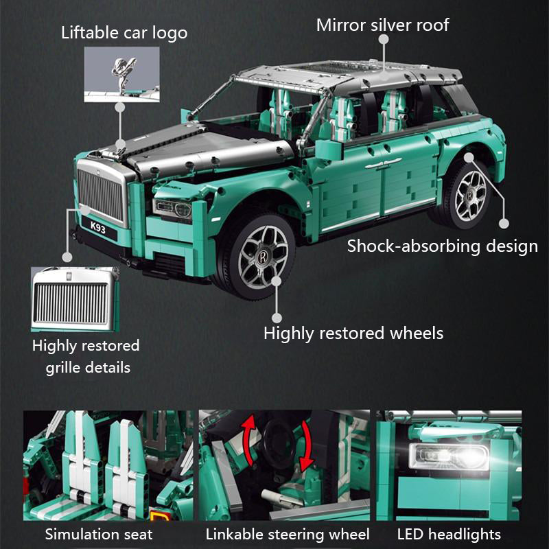 1:8 Rolls-Royce Cullinan with Remote Concrol | Bavbrick.com