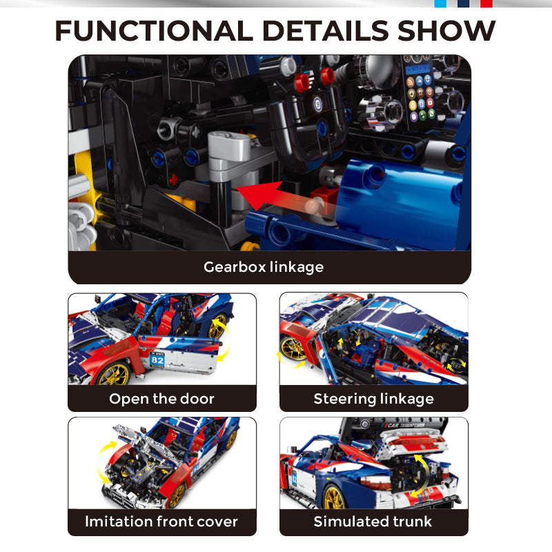 4556 PCS Set Blocchi Costruzioni Tecnici BMW M4 Super Car 4556 PCS Set Blocchi Costruzioni Tecnici BMW M4 Super Car