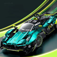 1：8 Aston Martin Valkyrie Supercar | Green Metallic Custom Edition(3,328pcs)