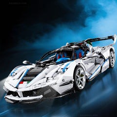1:8 The Drift LaFerrari FXXK EVO | Pearl White Painting Custom Edition (4580pcs)